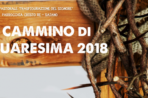 Cammino di Quaresima 2018 – Appuntamenti Cammino di Quaresima 2018 – Appuntamenti