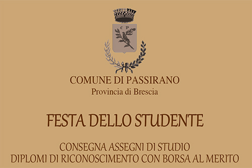 Domenica 18 Marzo: Festa dello studente