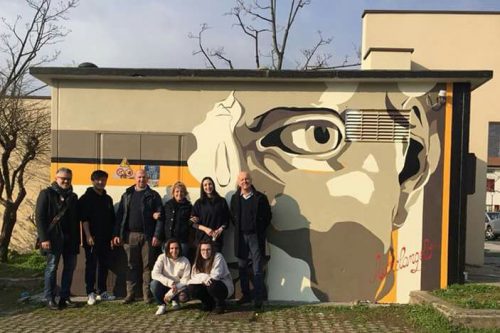 “S_cultura”: a Gussago il David di Michelangelo nobilita la cabina elettrica