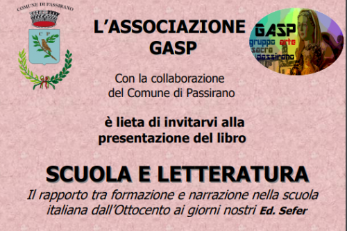 11 Maggio |  Appuntamento con “Scuola e letteratura”