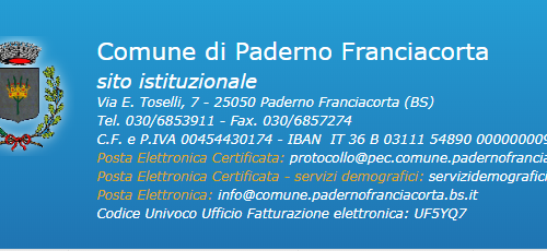 4 Maggio | Chiusura Uffici Comunali per festività santo Patrono