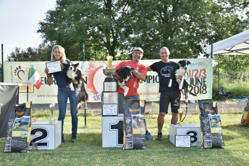 Gualtiero e Lucky trionfano ai campionati europei di Disc Dog.