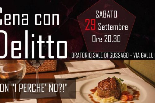 29 Settembre | Cena con Delitto all’Oratorio di Sale