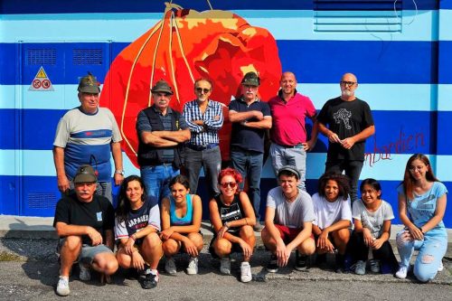Progetto “S_Cultura”: Stefano Bombardieri firma il murales dei giovani studenti