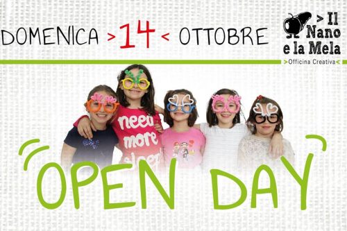 14 Ottobre | Open day dell’Officina creativa “Il Nano e la Mela”