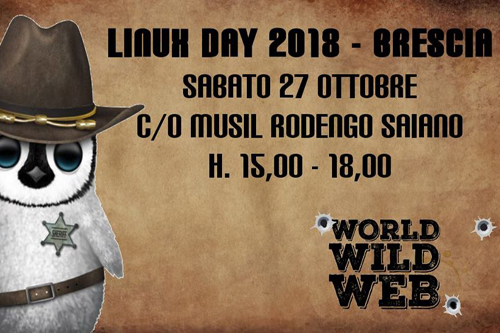 27 Ottobre | A Rodengo Saiano il “Linux Day” 2018