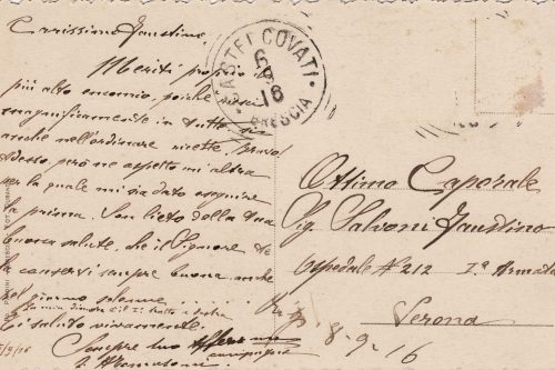 Ad Ome in mostra oggetti e lettere dalle trincee della Grande Guerra
