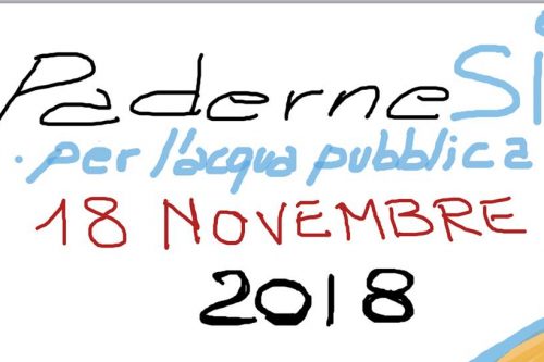 14 Novembre | Referendum sul Servizio Idrico: a Paderno l’incontro di Acqua Pubblica