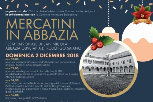 2 Dicembre | Mercatini di Natale all’Abbazia di Rodengo Saiano: ecco perché non mancare!