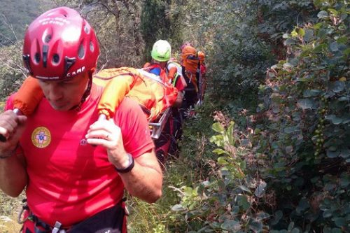 Ferito biker di Rodengo Saiano a Collebeato