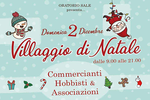 2 Dicembre | Mercatini di Natale all’Oratorio di Sale