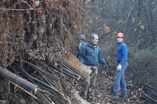 Protezione Civile di Ome: messa in sicurezza del “Sentiero dei Funghi”