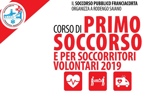 8 Febbraio | Corso di primo soccorso a Rodengo Saiano
