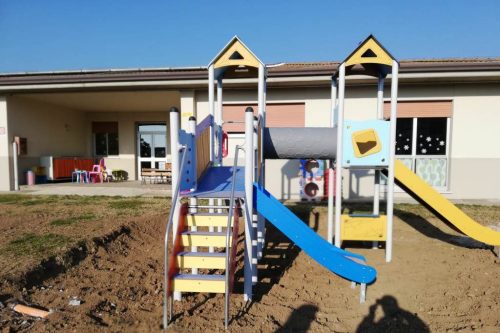 Installati i nuovi giochi per la Fondazione Enti Morali