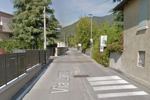 Gussago: senso unico alternato con semaforo tra via Larga e via Solda