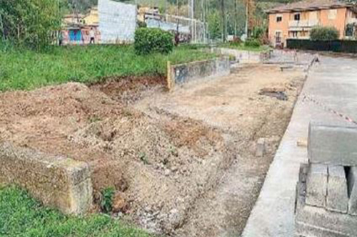 Nuovi posti auto al campo di calcio di Ronco