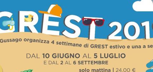 TORNA IL GREST DI GUSSAGO!