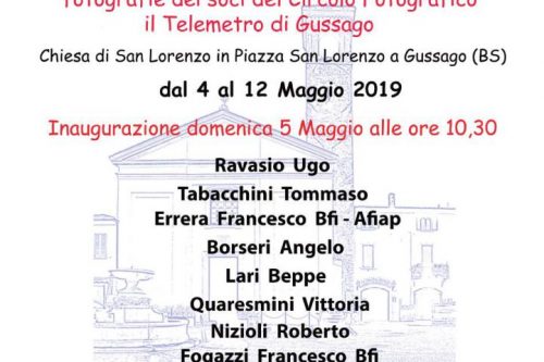 MOSTRA FOTOGRAFICA “OMBRE E LUCI” A GUSSAGO MOSTRA FOTOGRAFICA “OMBRE E LUCI” A GUSSAGO