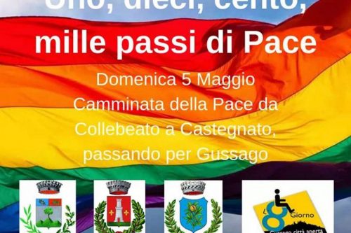 DOMENICA, LA CAMMINATA DELLA PACE DOMENICA, LA CAMMINATA DELLA PACE