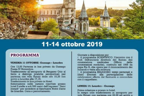 Pellegrinaggio a Lourdes