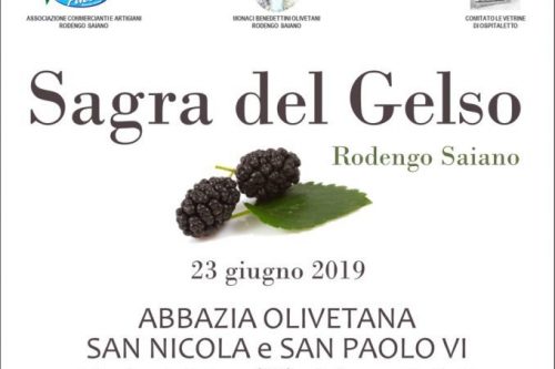 Festa del Gelso 2019 il 23 giugno Festa del Gelso 2019 il 23 giugno