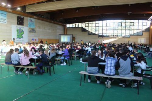 Gara di Matematica a Passirano: 400 Studenti e Nutrito Pubblico sugli Spalti