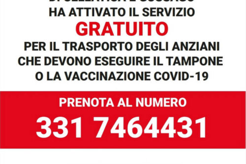La Croce Rossa di Gussago fa da ponte per la distribuzione dei vaccini agli anziani!
