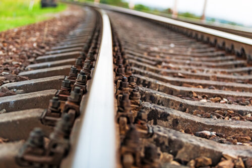 Storici al lavoro sulla vecchia linea ferroviaria Brescia-Iseo