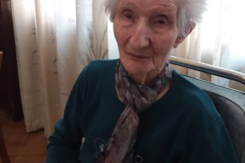 Maddalena Valetti di Gussago “guida” le tre longeve consorelle di sant’Angela Merici ospiti a Marone