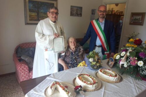 Celesta Delbarba di Passirano al centesimo anno di vita