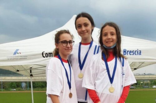 Bella prestazione nella 3×800 femminile dell’Atletica Rebo Gussago 