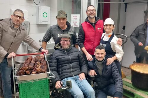 Record dello spiedo di Solidarietà degli Alpini di Gussago
