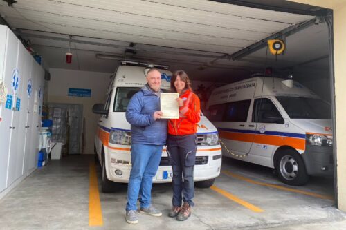 Un angelo in volo: la volontaria di Soccorso Pubblico Franciacorta ha salvato una vita sopra le nuvole