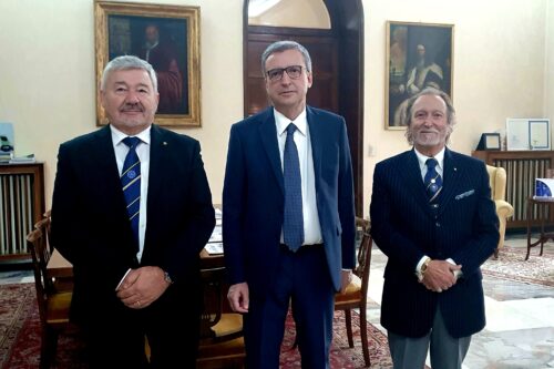 Incontro tra il gussaghese presidente UNCI e il nuovo Prefetto di Brescia